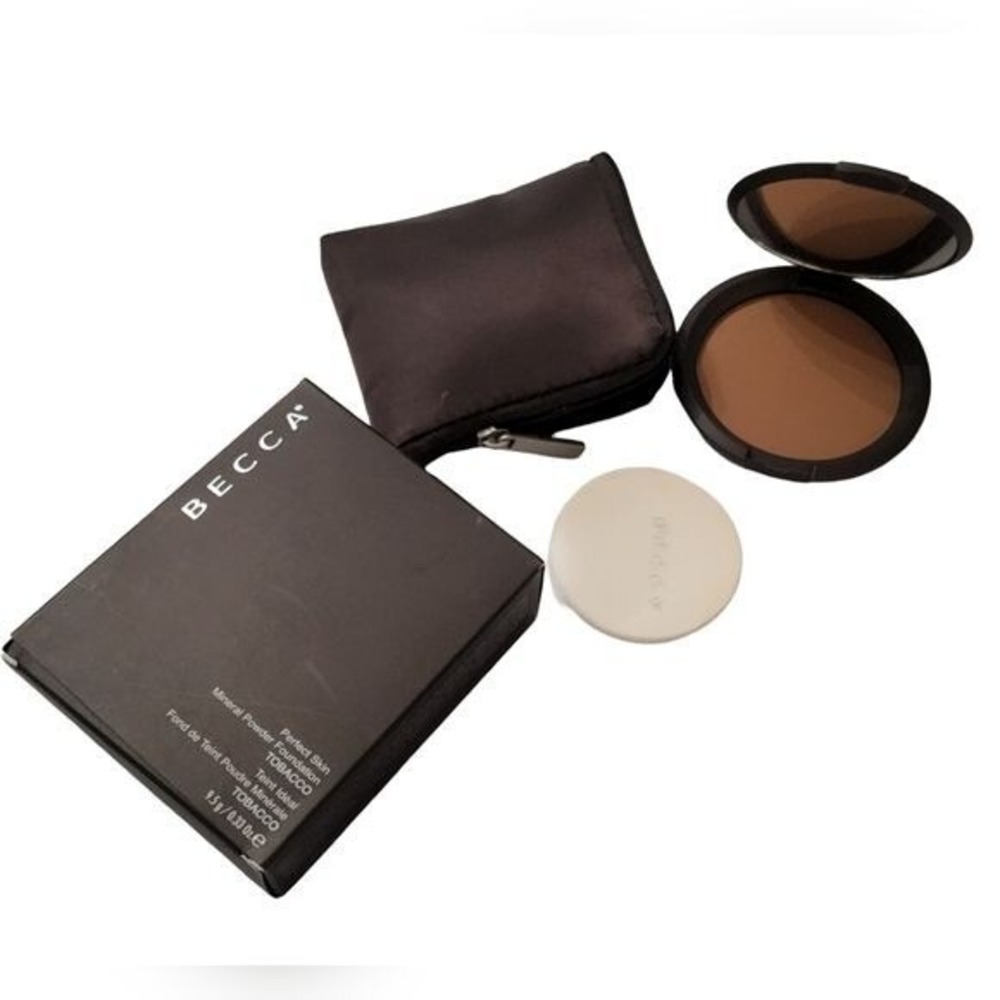 BECCA Perfect Skin Mineral Powder Foundation - Tobacco pack of 2 - Picture 2 of 6